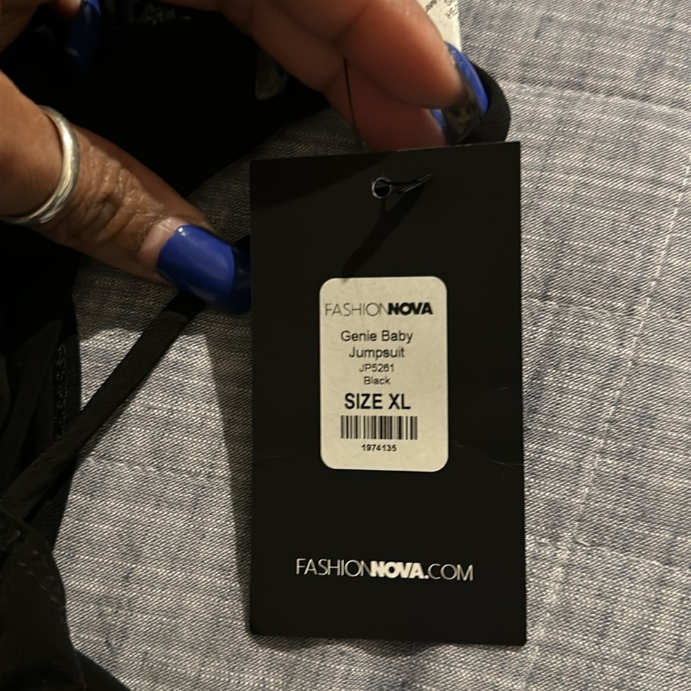 FashionNova Genie Open Thigh Jumpsuit - Picture 6 of 6